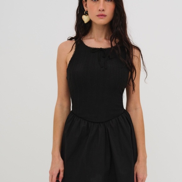 for love and lemons billie pointelle mini dress For Love & Lemons Billie Mini Dress